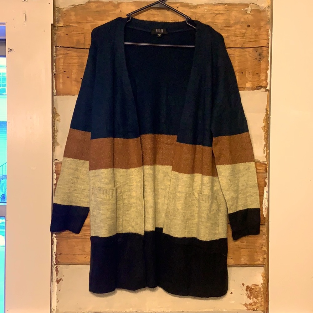 Striped Cardigan sweater